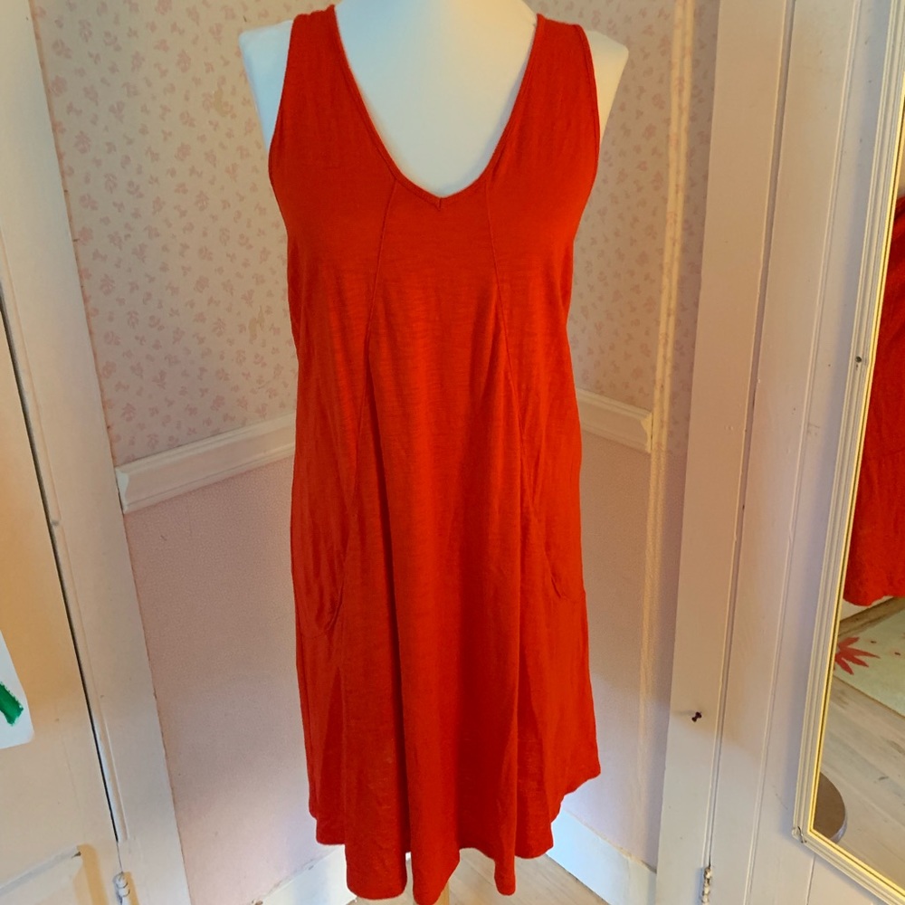 Coral T-Shirt Dress